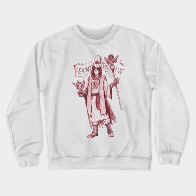 Ardyn, Saint of the Phoenix Crewneck Sweatshirt by Ballyraven